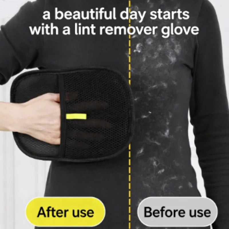 Pet Grooming Gloves for Effective Cat and Dog Hair Removal - Household Cleaning Tool