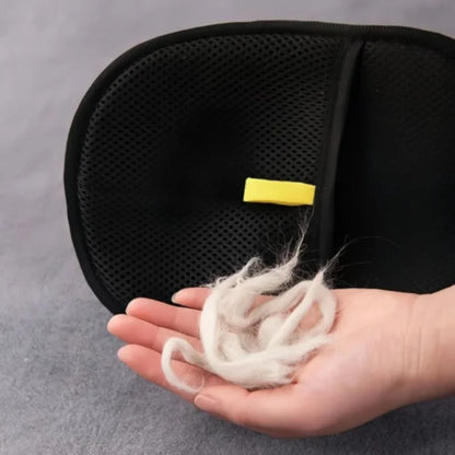 Pet Grooming Gloves for Effective Cat and Dog Hair Removal - Household Cleaning Tool